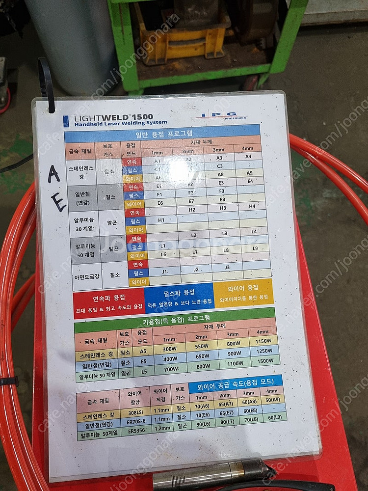 IPG 레이저 용접기 포토닉스 1500 + 케이블10M...--9