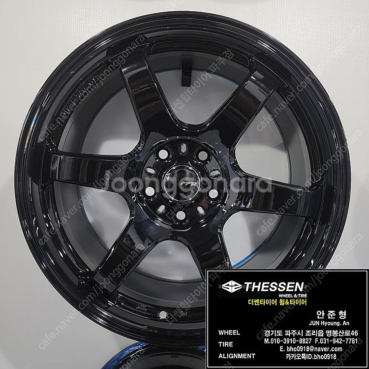 FFR6 18인치 블랙 휠 코나N 벨로스터JS K5 소...--8