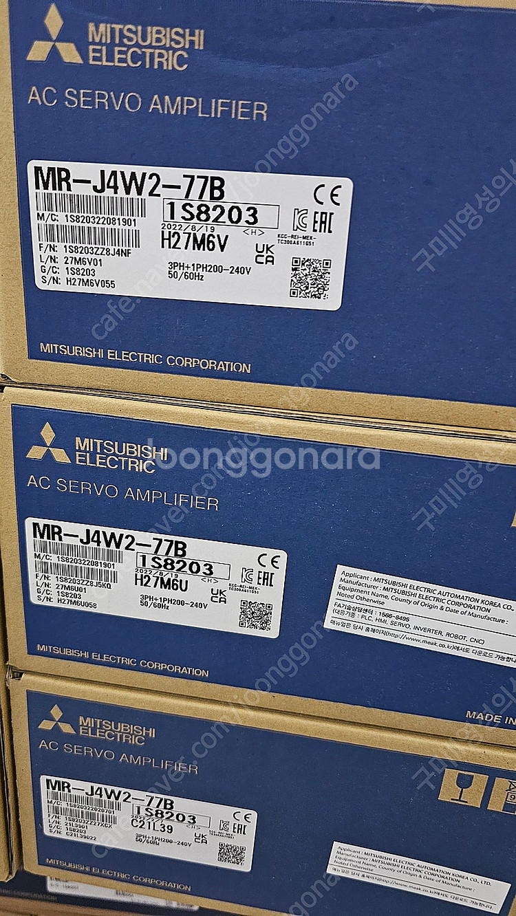 미쓰비시 서보앰프 MR-J4W2-77B--0