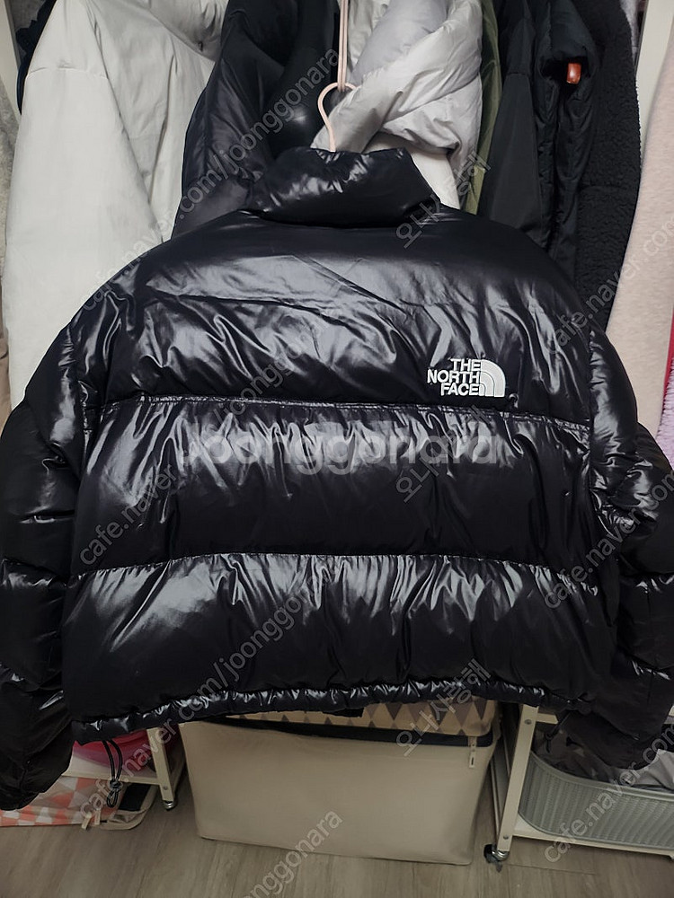 노스페이스 크롭 눕시패딩(XL)--1