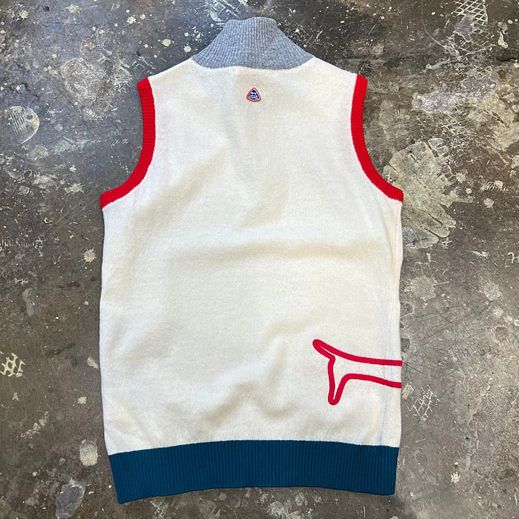 90) 루이까스텔 골프 하프 집업 니트 조끼 여성 골프웨어 골프 의류--3