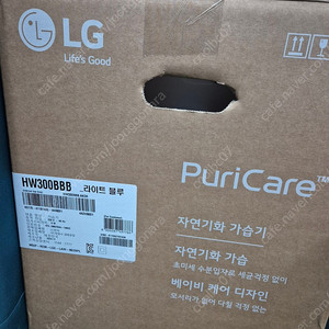 미개봉)LG 퓨리케어 기화식가습기 HW300BBB