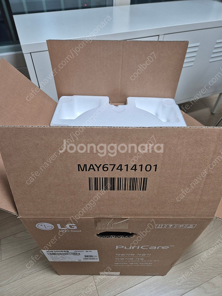 미개봉)LG 퓨리케어 기화식가습기 HW300BBB--2