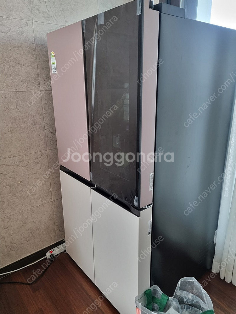 LG오브제 컬렉션 노크온 냉장고 T873MKE312 팝...--1