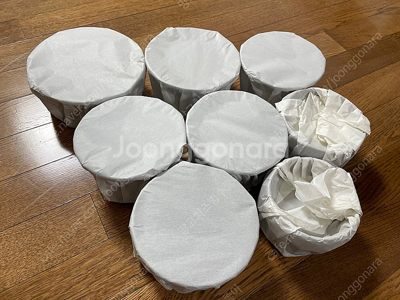 남원 무형문화재 제작 목기(제기 8개, 새상품)--1