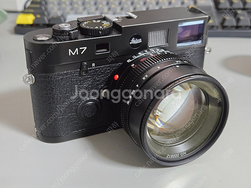 라이카 m7 개선전 블랙 , 50mm 렌즈--1