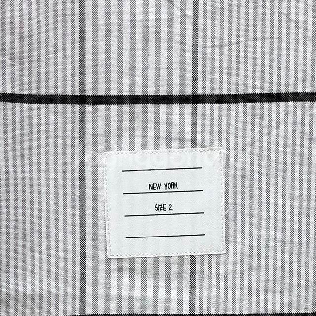톰브라운 암밴드 남여공용 체크 셔츠 남방 2칼라--8