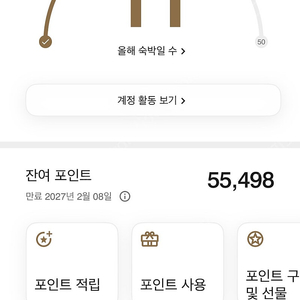 메리어트 포인트 55,000점 팝니다(52만원)