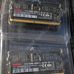 노트북용 ddr5 4800 40cl 16g×2 팝니다