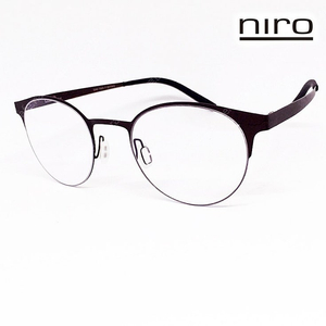 니로 안경테 niro 가벼운 고탄성 무광택 브라운 새제품