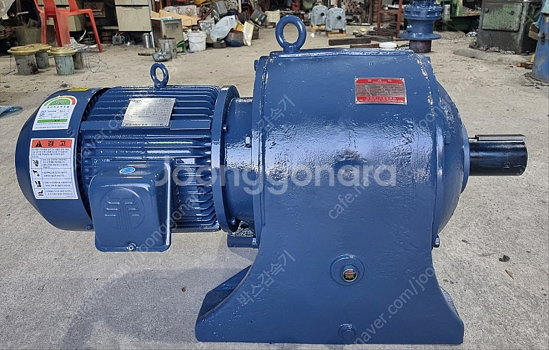 기어드감속기모터, 20마력, 비율 1:60, 삼우감속기 제품, 중고 기어드감속기모터--0