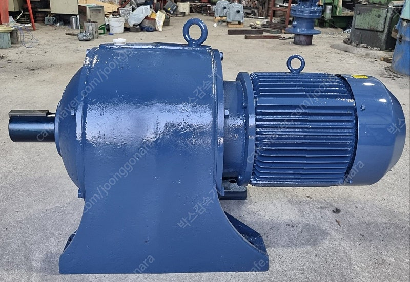 기어드감속기모터, 20마력, 비율 1:60, 삼우감속기 제품, 중고 기어드감속기모터 이미지