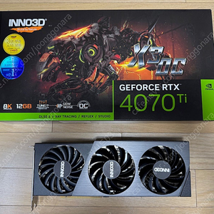 INNO3D RTX 4070 Ti D6X 12GB X3 OC 팝니다