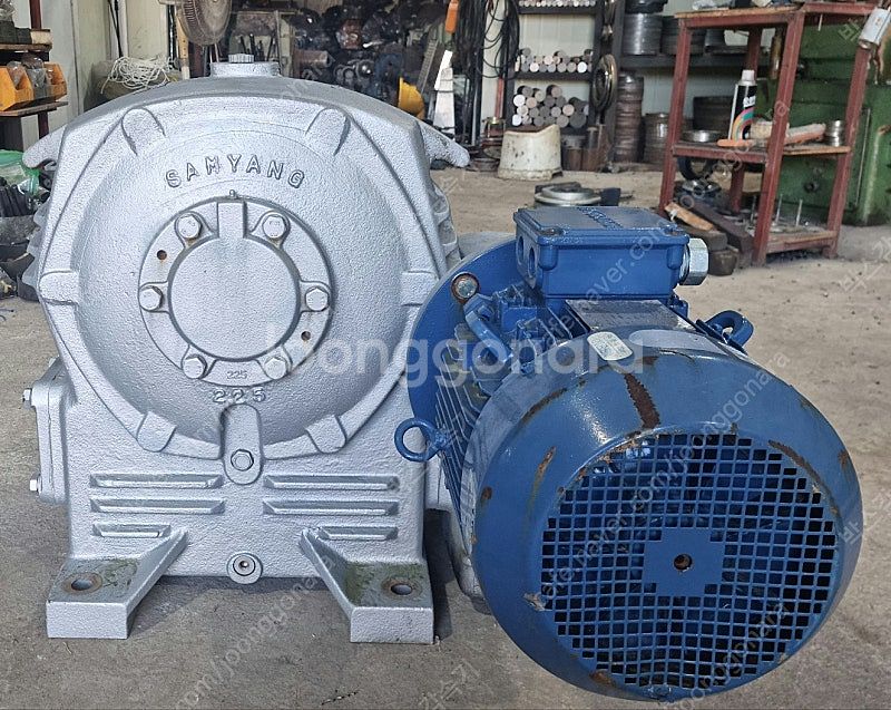 웜감속기, 225형, 10HP(마력), 비율 1:200...--0