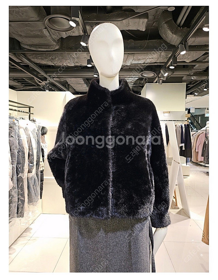 온앤온 하이넥 밍크퍼 에코퍼 페이크퍼--3