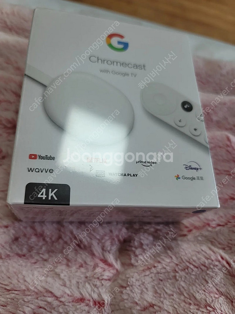구글크롬캐스트 4k 미개봉상품팝니다--1