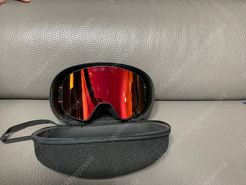 아동용 스키 헬멧 고글 세트--3