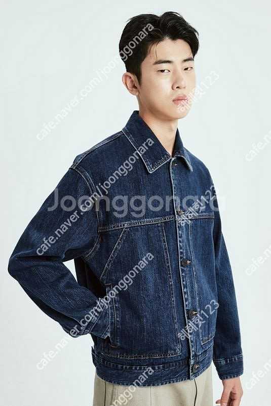 타임옴므 스티치 데님 점퍼--0