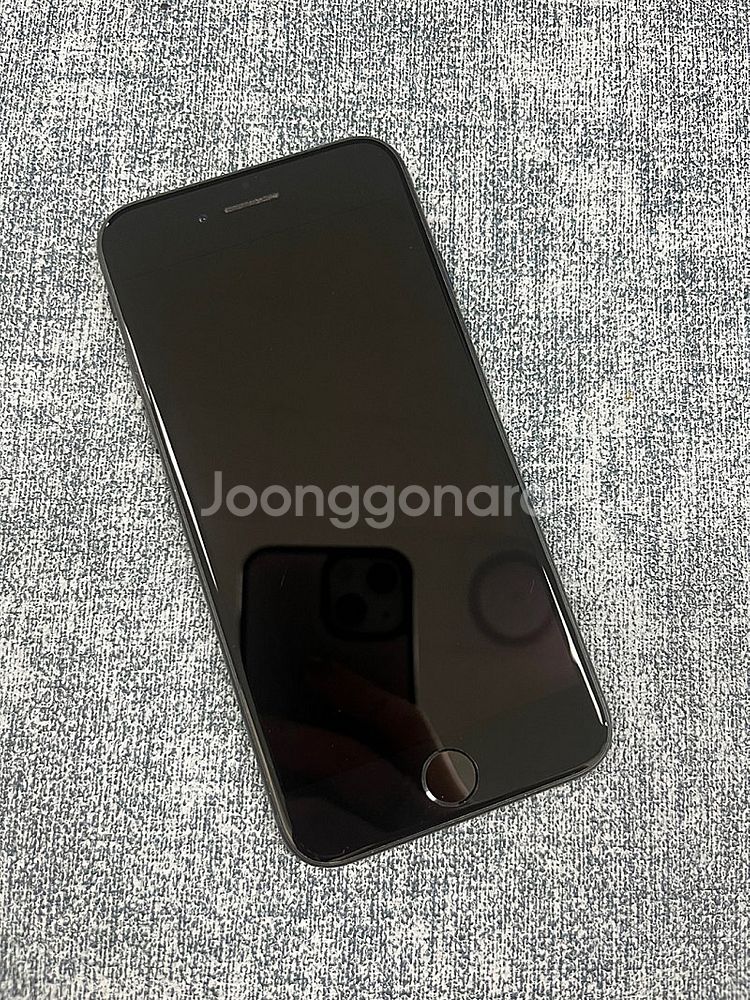 (자급제) 아이폰SE3 128G 블랙 배터리90% 외관...--2