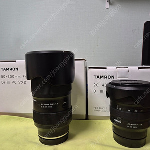 탐론20-40mm, 탐론50-300mm fe마운트렌즈 팝니다.