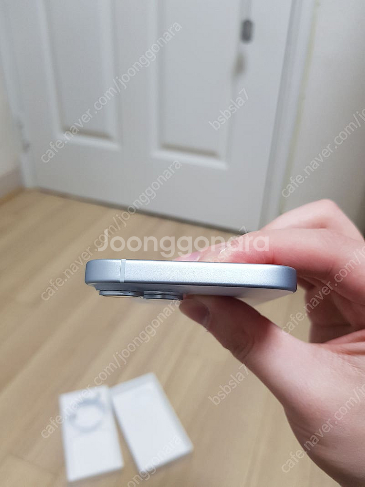 [애플] 아이폰 15 블루 128기가 팝니다--3