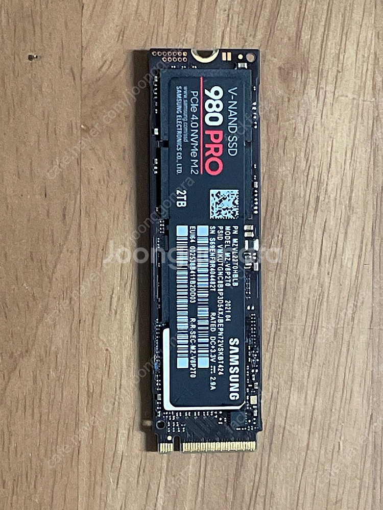 삼성 980 Pro 2T PCIe 4.0--0