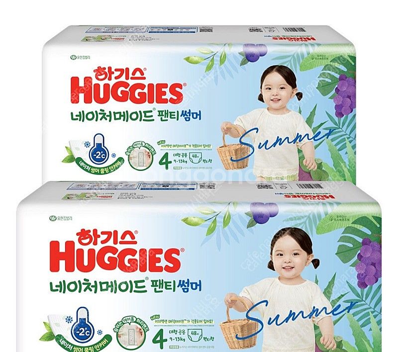 미개봉)하기스 네이처메이드썸머 팬티형,밴드형/무료배송#...--2