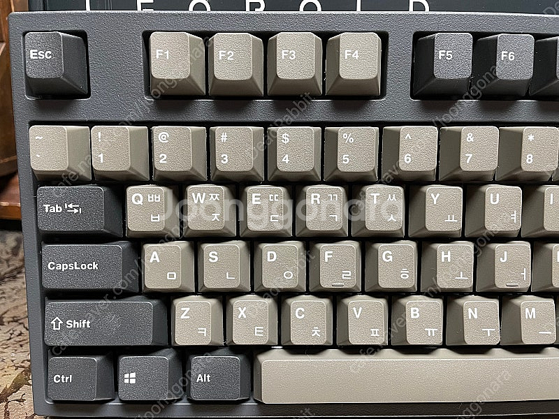 레오폴드 FC900R PD 그라파이트 화이트 풀배열 기계식 유선 키보드 갈축 포항 직거래 또는 택배 판매--2