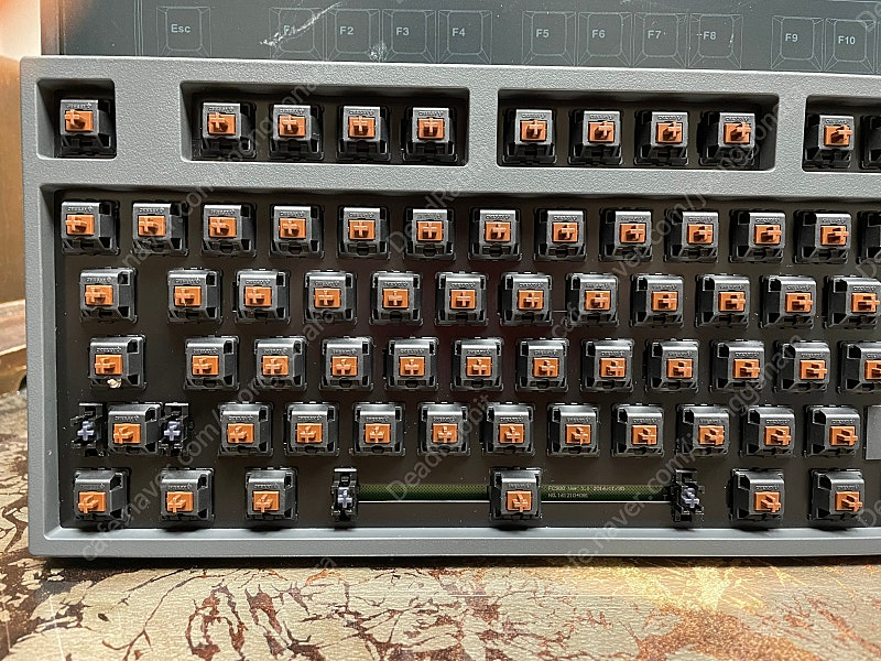 레오폴드 FC900R PD 그라파이트 화이트 풀배열 기계식 유선 키보드 갈축 포항 직거래 또는 택배 판매--6