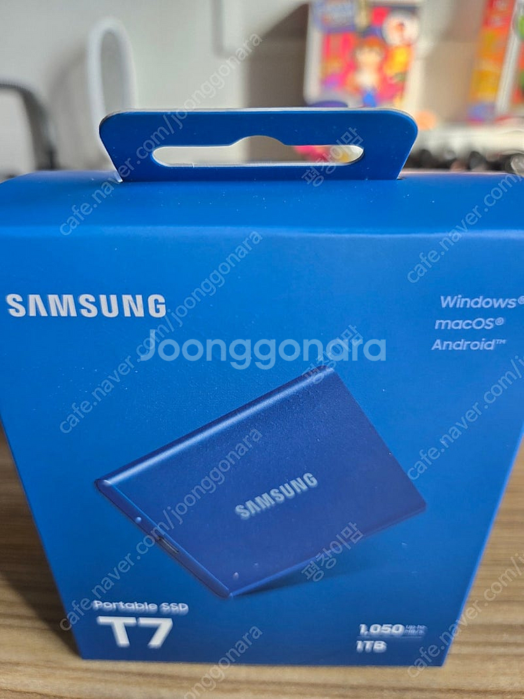 삼성 T7 1TB 외장 SSD 미개봉--0