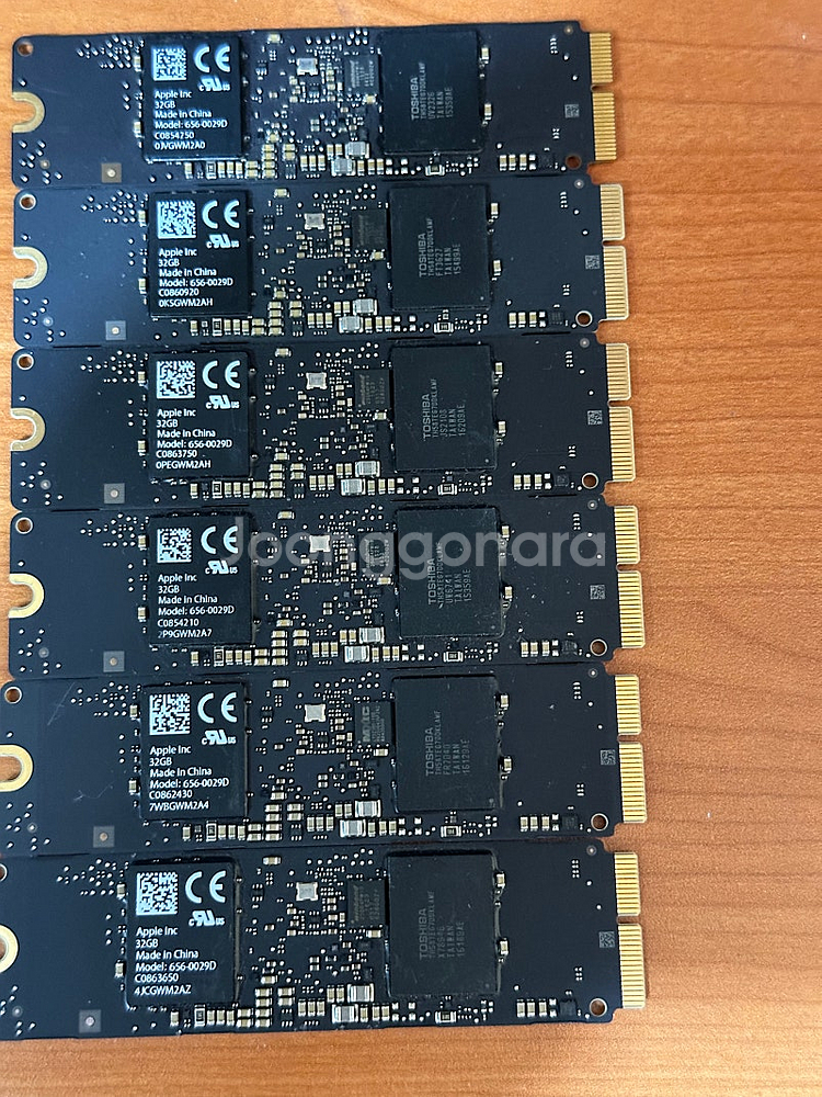 애플전용 아이맥 맥북 pcie ssd 32g 6장--0