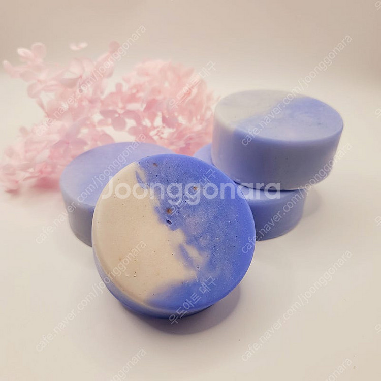우드아트 천연 수제비누 청대+백련초 100g--0
