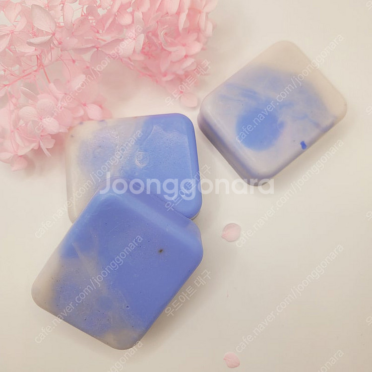 우드아트 천연 수제비누 청대+백련초 100g--3