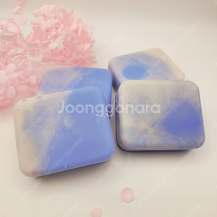 우드아트 천연 수제비누 청대+백련초 100g--6