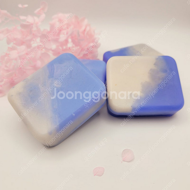 우드아트 천연 수제비누 청대+백련초 100g--7