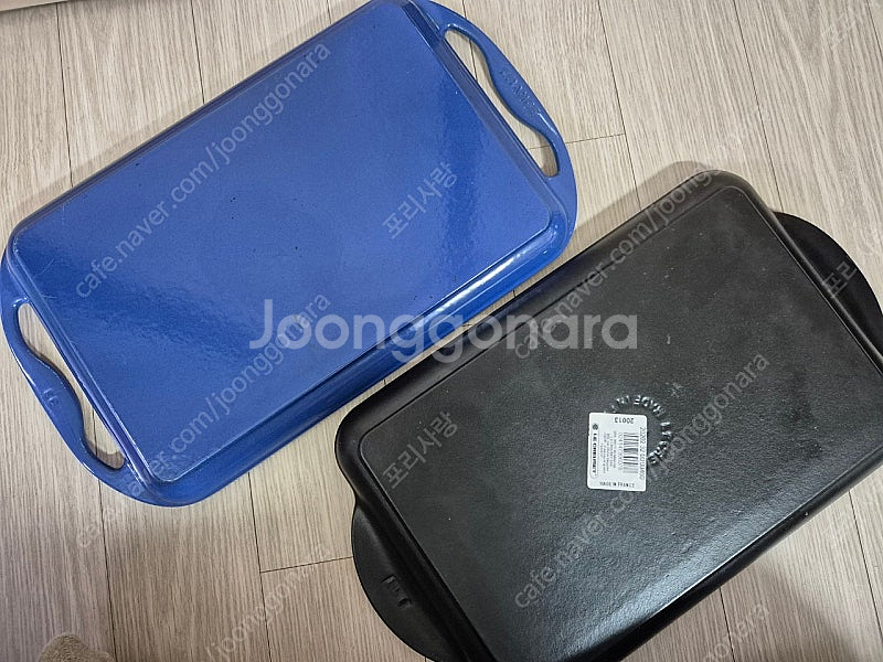 르쿠르제 르크루제 직사각 그릴팬 무쇠 그릴 후라이팬 스...--1