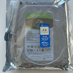 새제품] 씨게이트 바라쿠다 4테라 HDD (Seagate Barracuda 4TB)