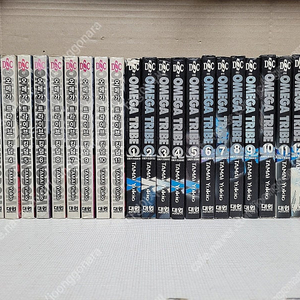 오메가트라이브 킹덤 1-11완결+2부 1-14 완결 합(25권) -경찰조직과의 대치,,구태타상황으로..만화