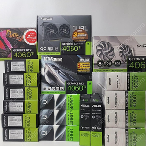 (새제품)지포스 RTX 4060Ti 그래픽카드 4종