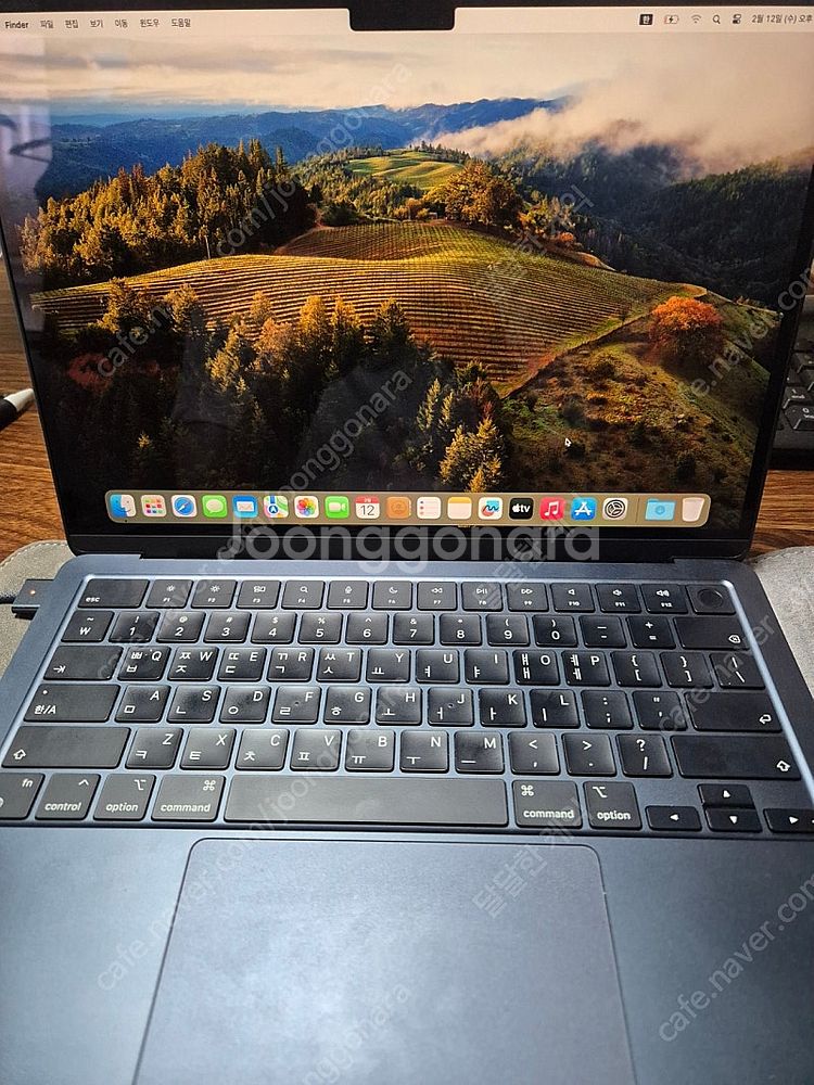 맥북에어 M2, 256GB, 배터리 99퍼--4