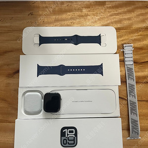 애플워치10 실버 gps 46mm