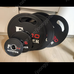 에프몬스터 105kg 중량 원판 세트