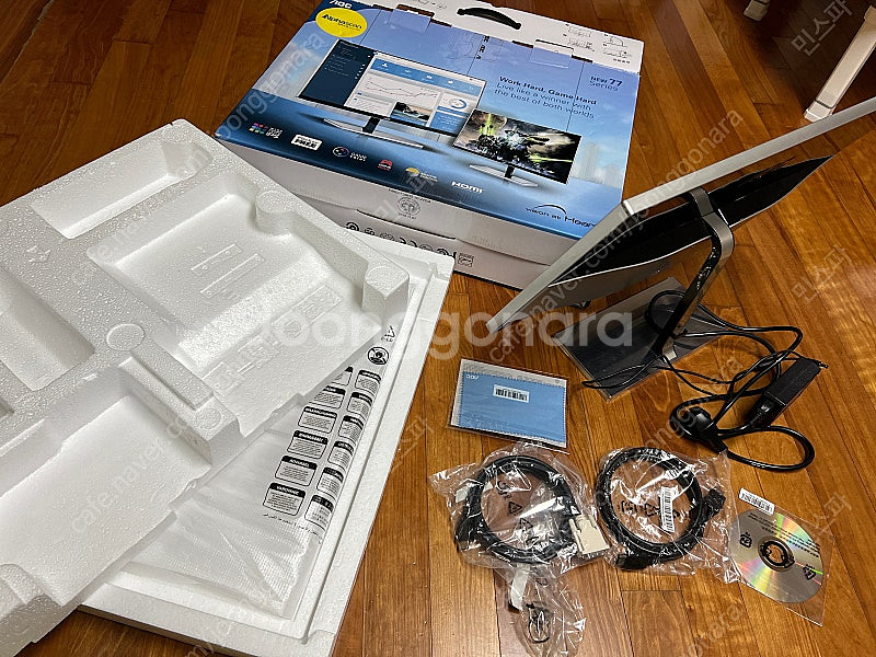 24인치 모니터. 알파스캔 AOC 2477 IPS 무결...--0