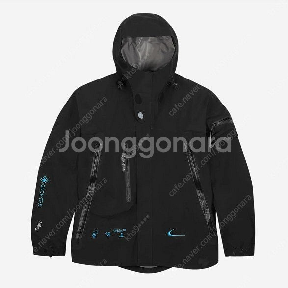 나이키 오프화이트 NRG 고어텍스 자켓 XL 블랙 아시--0
