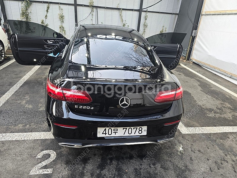 2019.8월 무사고 벤츠 e220d 쿠페 검정색팜--1