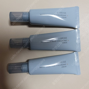 라네즈 워터뱅크 히알루로닉 크림 중건성 25ml 3개 크림스킨