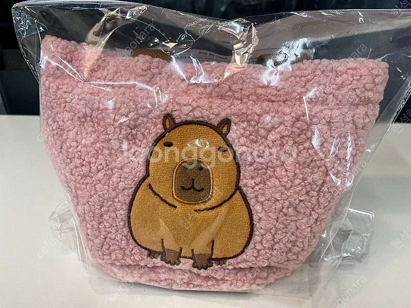 카피바라 양털에코백--0