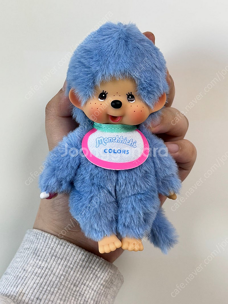 몬치치 컬러풀 블루 인형 키링--0