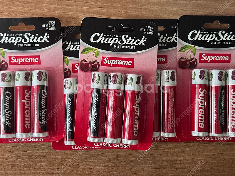 슈프림 챕스틱 레드 (3개입) Supreme Chaps...--0