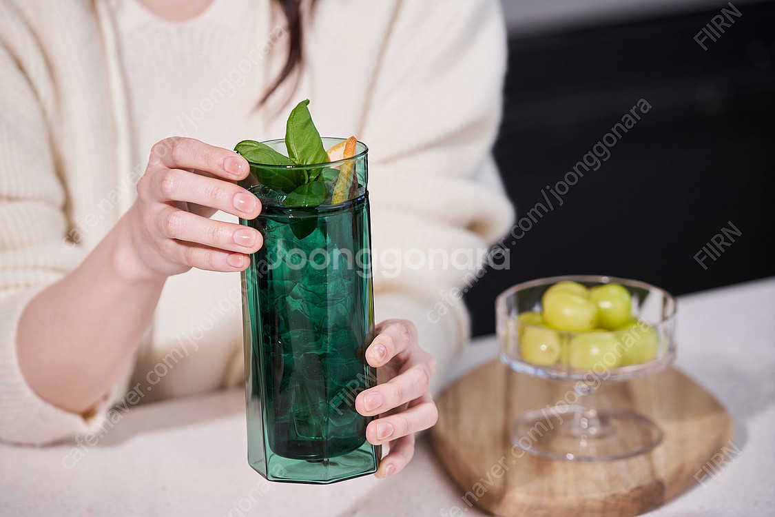 녹지 않는 얼음, 식지 않는 커피 키데글라스 유리컵 카...--4
